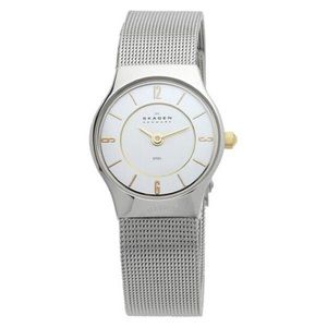 Slimline Mesh Two-tone Steel Mini Ladies Watch 233XSGSC